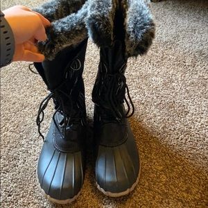 Cute rain and winter boots